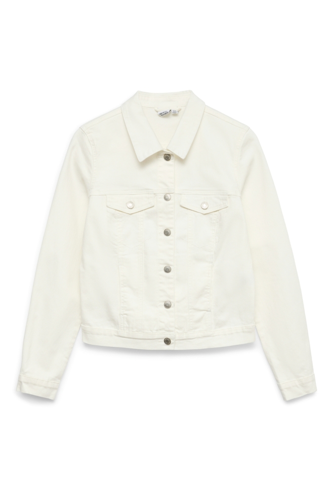 VMLUNA LS SLIM DNM JACKET MIX GA NO 10279492 CLOUD DANCER